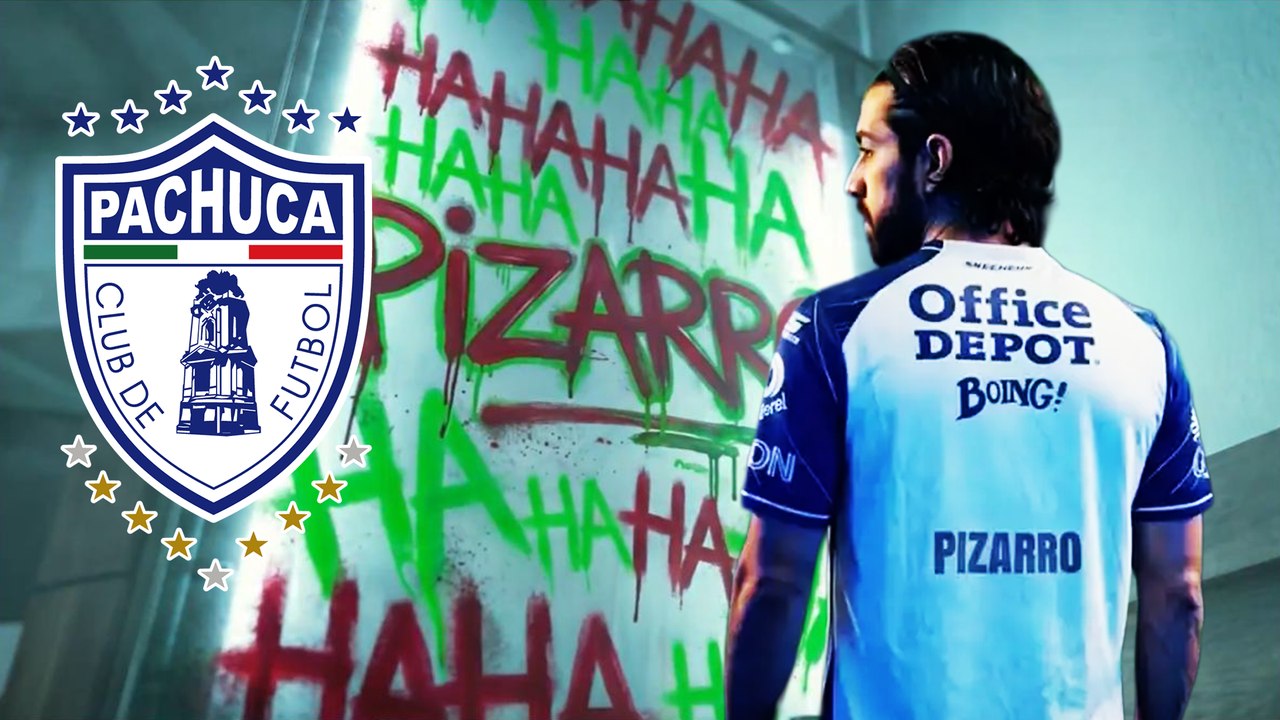 Rodolfo Pizarro regresa a Pachuca y lo anuncian al estilo del Guasón