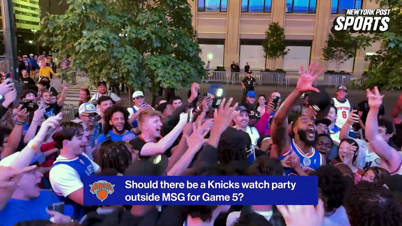 Knicks fans want MSG watch parties to return for Game 5