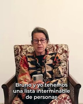 Mensaje de agradecimiento de Virginia y Bruno Solari