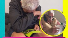 ¡¡Emotivo!! Abuelito rompe en llanto al recibir boleto para un partido mundialista