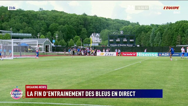 Opposition d'une heure pour les Bleus sous la canicule et devant 400 spectateurs à l'université de Bentley - Foot - Coupe du monde