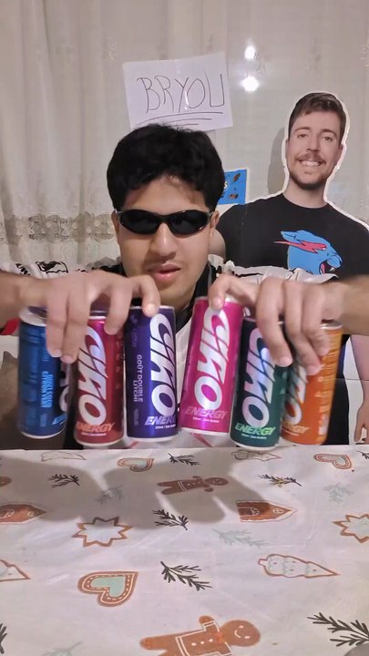 CiaoEnergy, Dégustation des 6goûts/boissons de Squeezie,Inoxtag et Léna+test kombucha nouveaux goûts