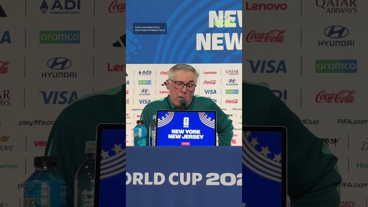 Ancelotti cita Espanha, mas não vê nenhuma seleção ‘claramente favorita’ na Copa #shorts
