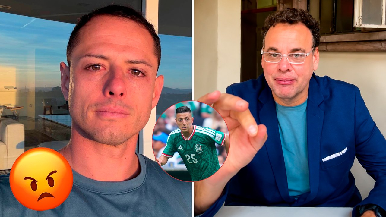 Chicharito Hernández sale en defensa del Piojo Alvarado y explota contra David Faitelson por el México - Sudáfrica