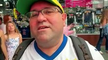 DIRETO DOS EUA: 'Baiano' radicado em Nova York exibe camisa do Bahia e comenta rivalidade; confira