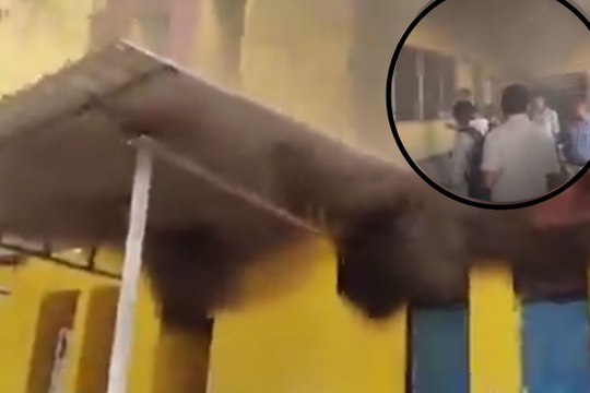 Keshkal College Fire: परीक्षा के बीच कॉलेज में शॉर्ट सर्किट से लगी आग! केशकाल कॉलेज में हुआ बड़ा हादसा, देखें Video