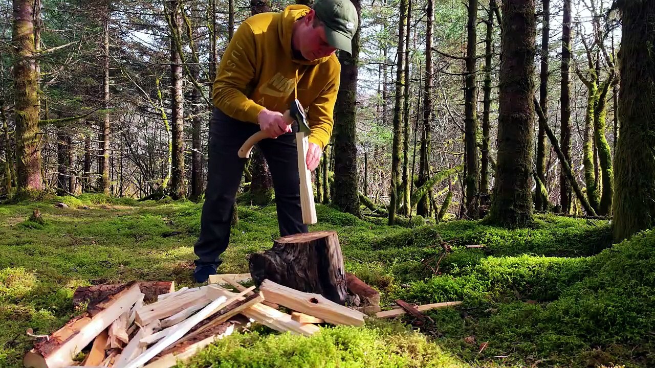 Ultimate Campfire Cheeseburger & Fries in the Alaskan Forest
