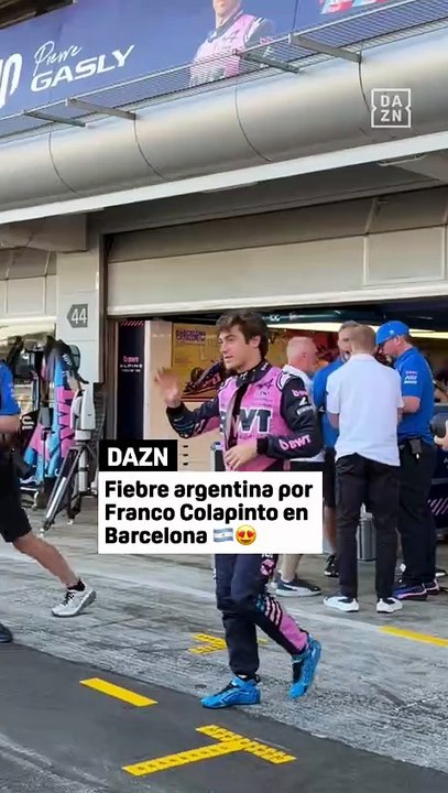 La marea argentina de Franco Colapinto en Barcelona