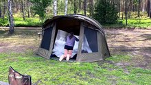Girl Solo Camping by the Lake🎣Carp Fishing, Campfire Cooking & Nature Sounds ASMR⛺#outdoors #camping