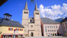 Berchtesgaden Germany Scenic Bavarian Town Walk 4K 60fps