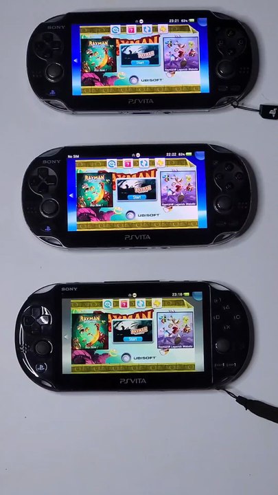 Rayman Origins PS Vita 1004 vs PS Vita 1104 vs PS Vita 2016 | Speed Test #psvita #rayman #shorts