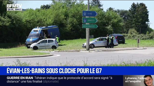 G7: la ville d'Evian-les-Bains placée sous cloche avant le début du sommet
