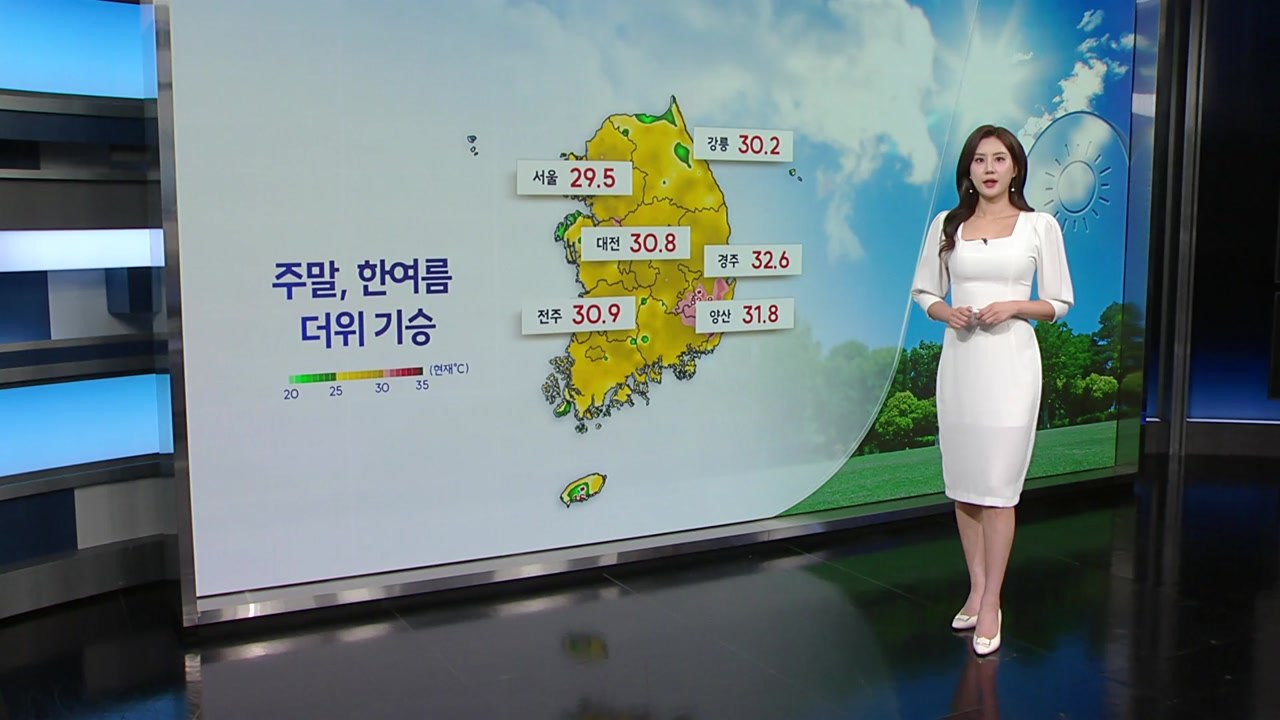[날씨] 주말, 한여름 더위 기승...자외선 지수↑ / YTN