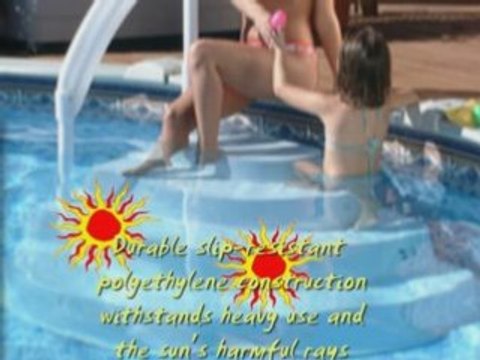 Quality Above ground steps and ladder