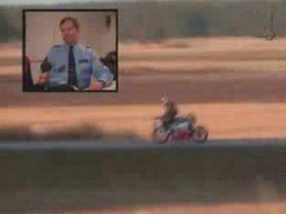 Moto vs police 336 km
