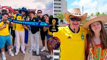 Mundial 2026: Suecos y mexicanos convierten Monterrey en una auténtica fiesta mundialista