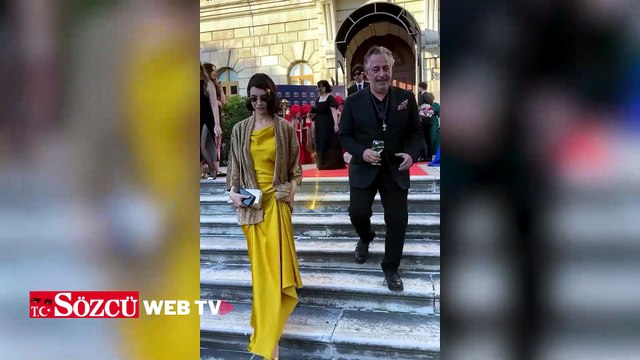 Cem Yılmaz ve Ahu Yağtu oğullarının mezuniyetinde bir araya geldi