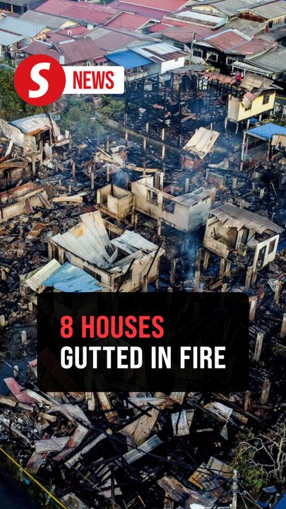 Eight houses destroyed in fire in Kuala Perlis