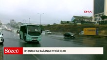 İstanbul'da sağanak etkili oldu