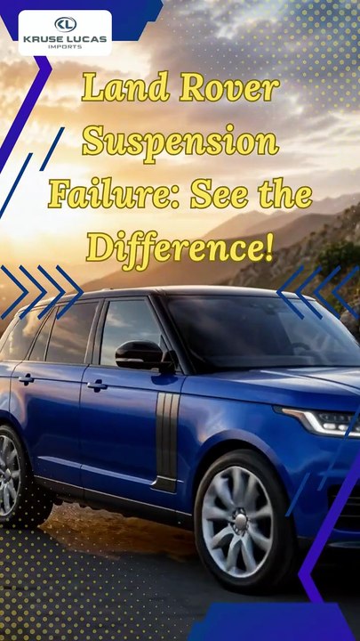 Land Rover Suspension Failure See the Difference!