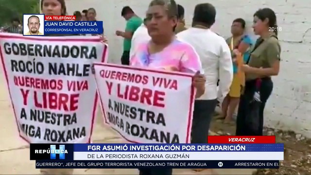 ¡Violencia contra periodistas no para en Veracruz! FGR investigará el caso de Roxana Guzmán