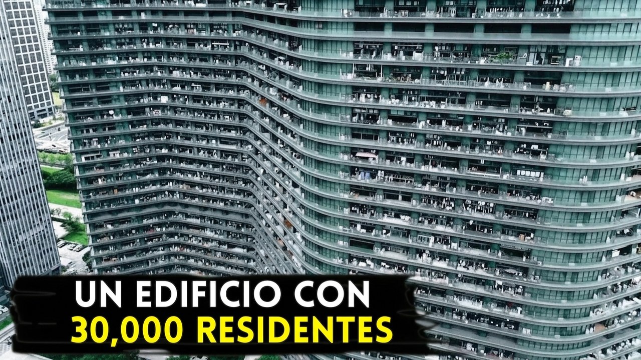 El edificio residencial más grande del mundo: ¡30,000 personas viviendo aquí!