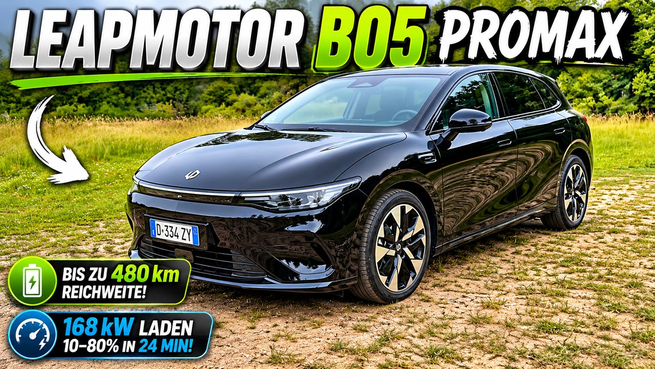 2026 Leapmotor B05 Promax in Schwarzmetallic Fahrbericht und Alltagstest