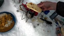 Dugout Shelter Under 10ft 3m of Snow  Solo Camping in Survival Shelter During Snow Storm