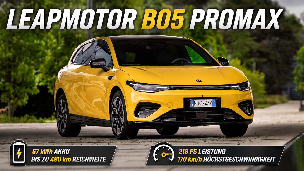 Leapmotor B05 Promax Lightning Yellow gegen die Konkurrenz