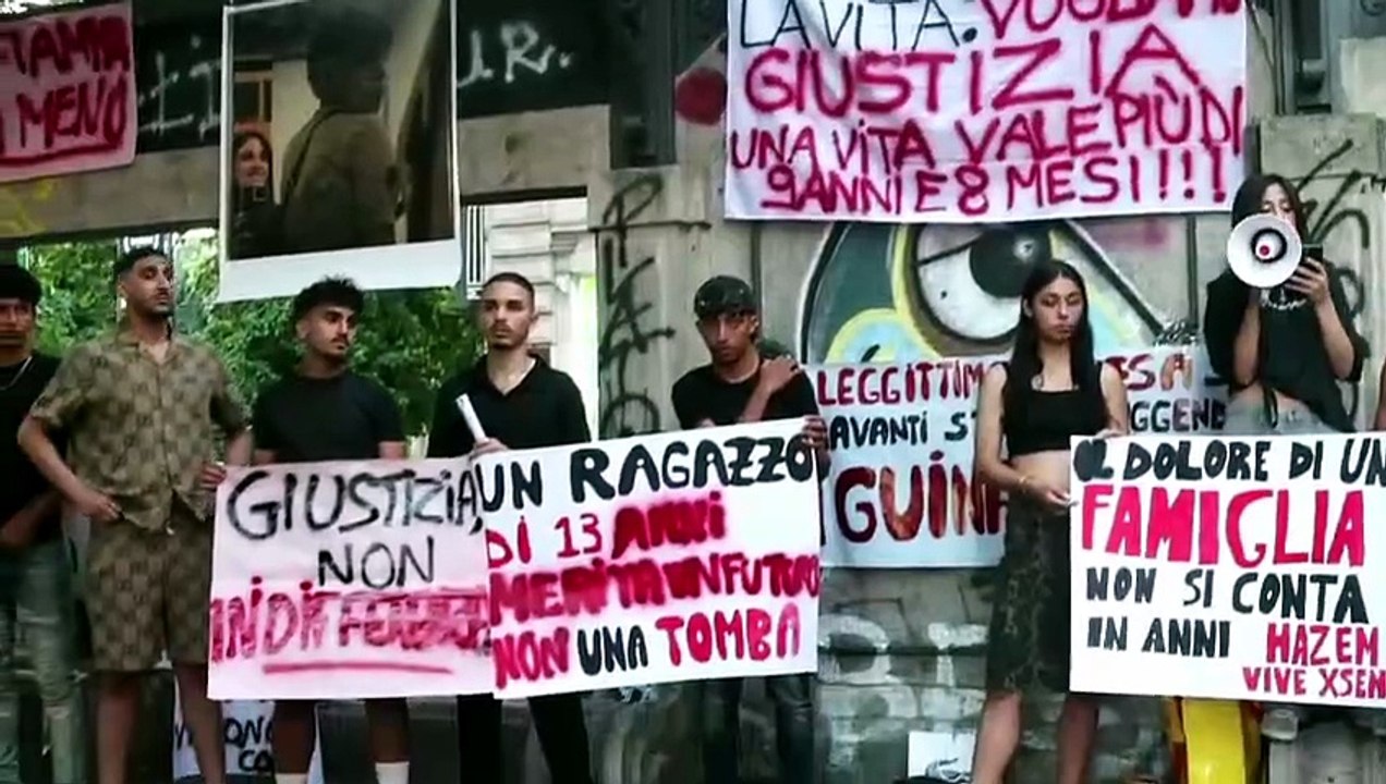 Milano, la protesta per Hazem Ahmed