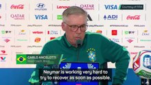 Ancelotti confirms Neymar will miss World Cup opener