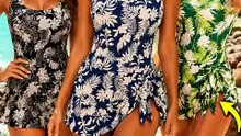 Eomenie One Piece Swimdress | Tummy Control Swim Dress for Women
