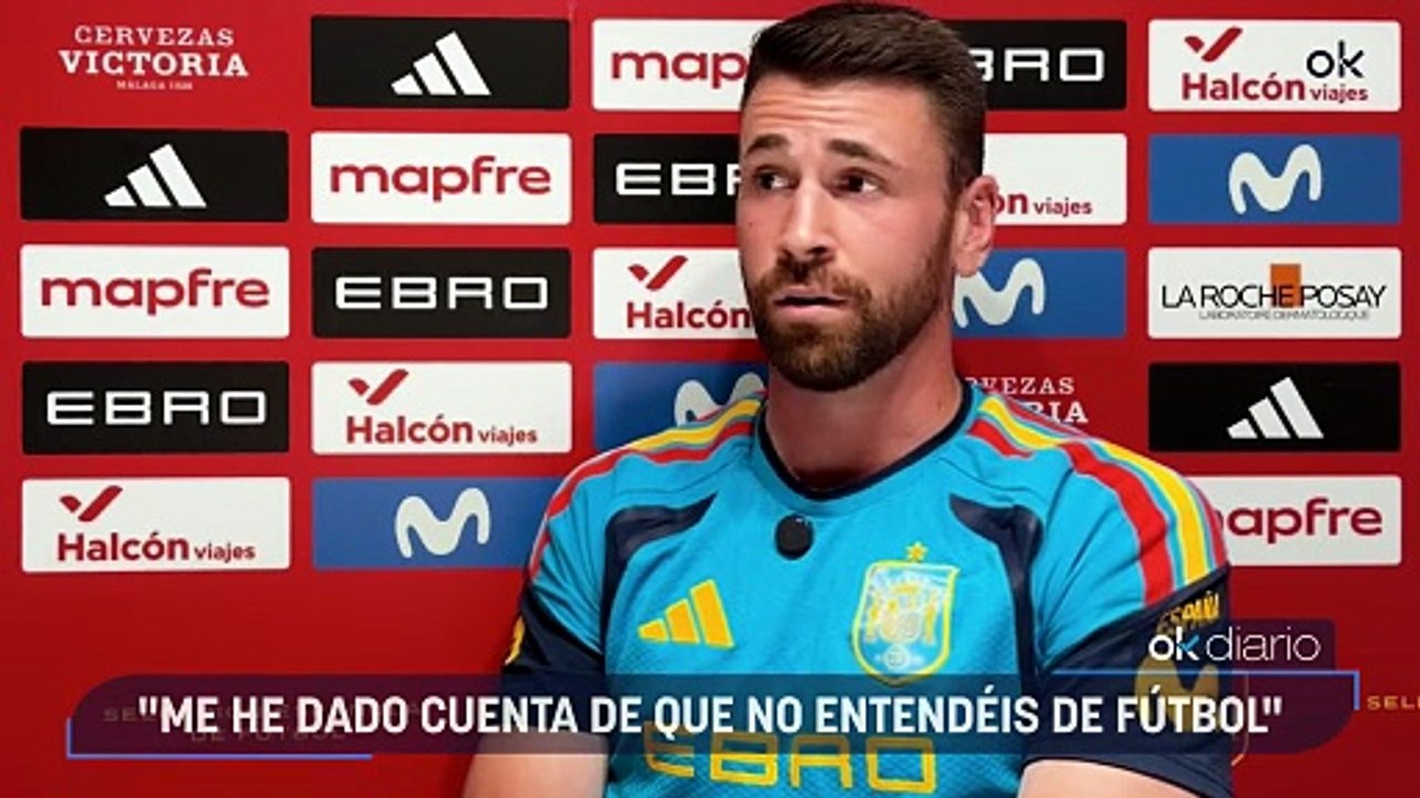 Unai Simón: "Antes pensaba que los periodistas estaban locos; ahora sé que entendéis el fútbol de otra manera"