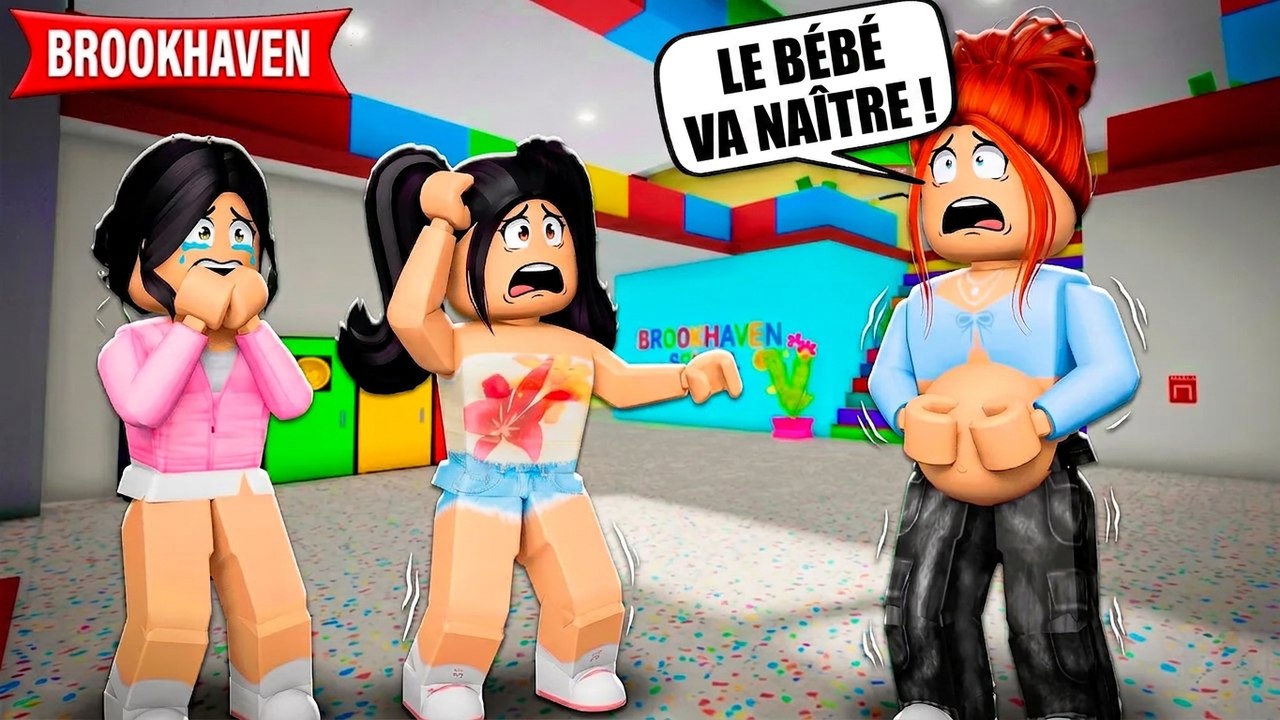 Notre prof attend un bébé !!! | Histoires Brookhaven RP | Roblox