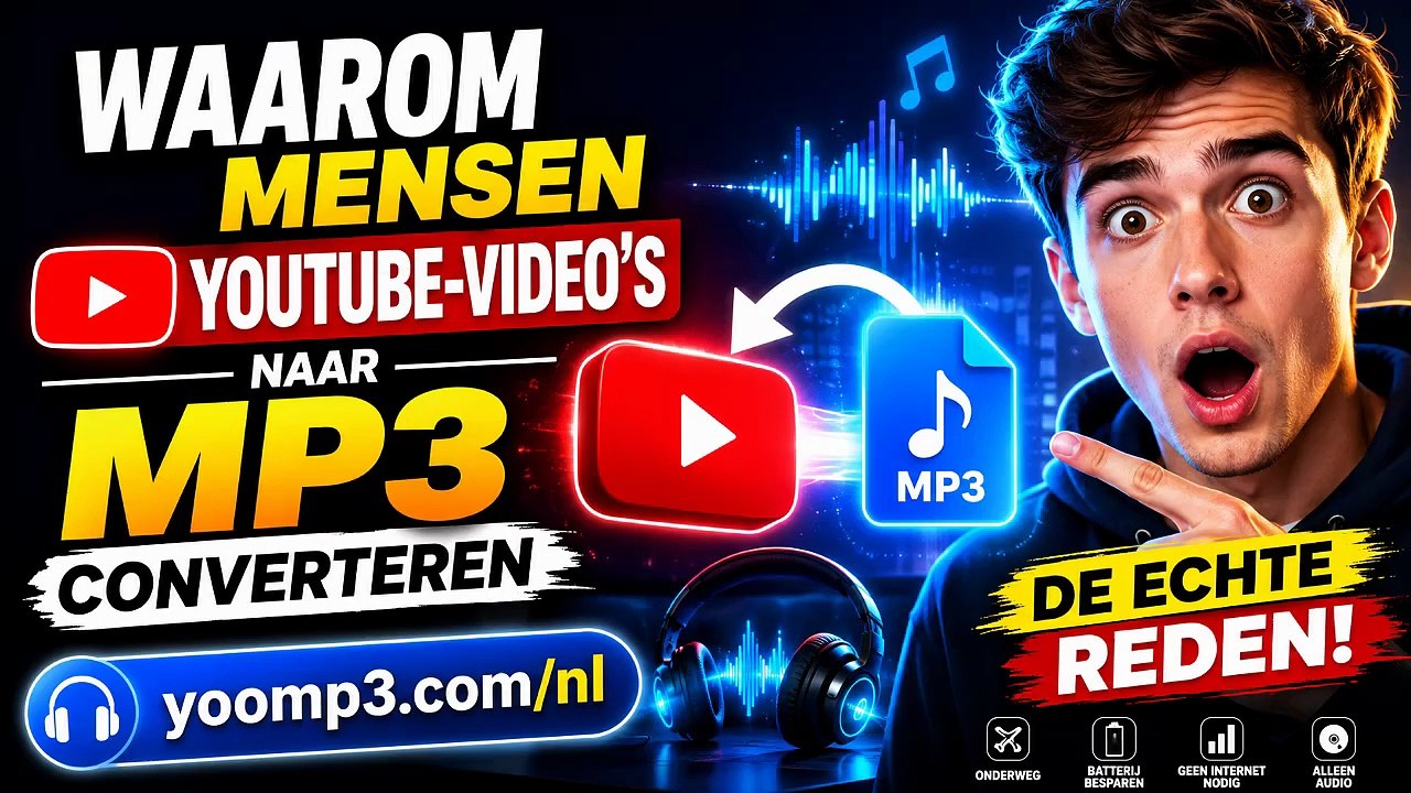 Waarom mensen YouTube-video's naar MP3 converteren