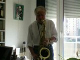 Solo Sax Jazz:J.M.Briere play Crepuscule with Nellie