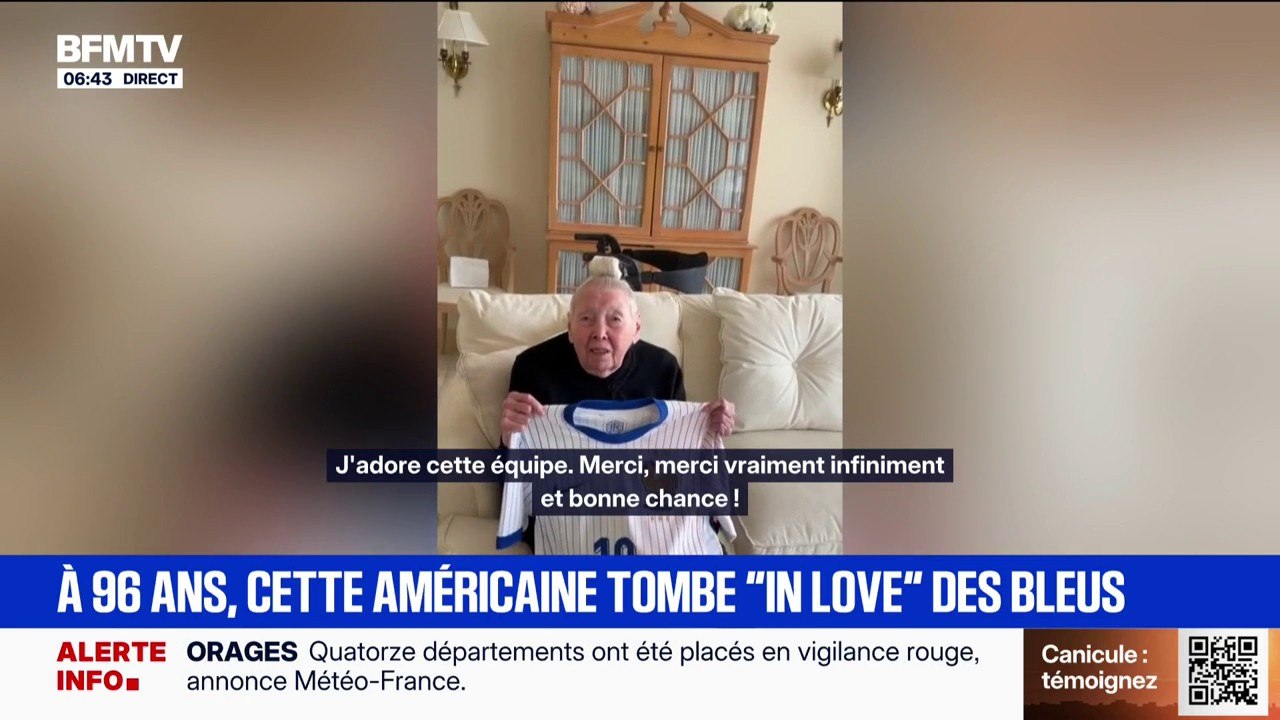 "J'adore cette équipe": cette américaine de 96 ans est devenue une supportrice inattendue des Bleus