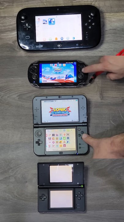 Sonic & All Stars Racing Transformed DS vs 3DS vs PS Vita vs Wiü Speed Test Comparison #shorts