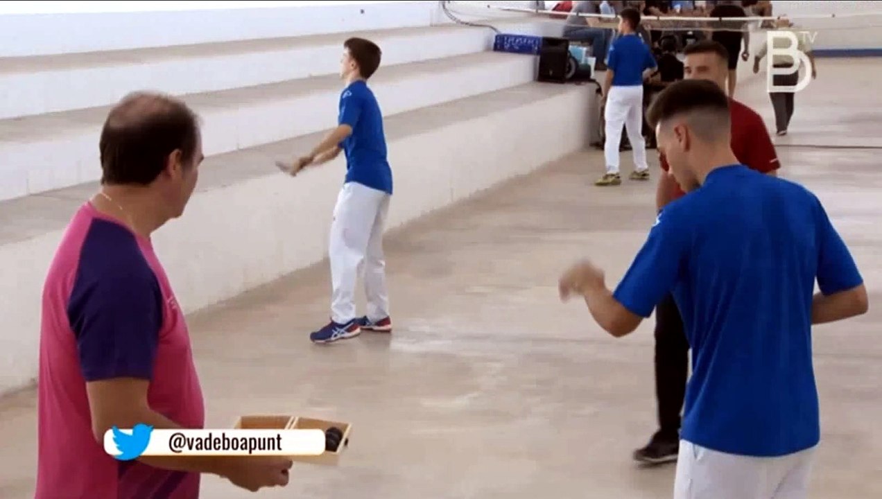 Alfara del Patriarca Final V Lliga Promeses Caixa Popular Escala i Corda Vicent-Cuadrat-Juan Carlos vs Carlos-Guillem-Òscar