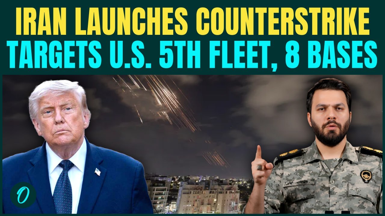 IRGC Retaliation Begins; FIRES Missiles, Drones on U.S Navy 5th Fleet, 8 Military Sites in Gulf
