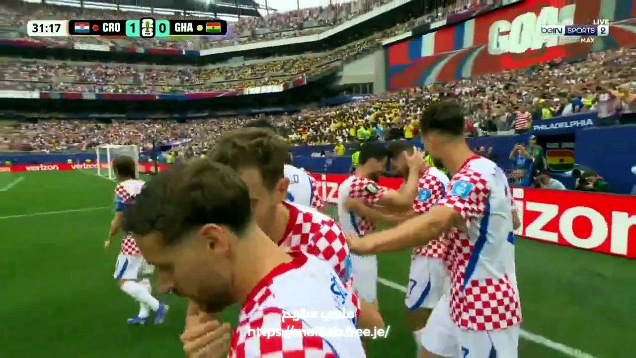 ملخص مباراة كرواتيا وغانا 2-1 كأس العالم