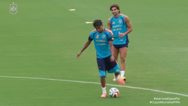 Entrenamiento de la Selección Española el día después de Uruguay