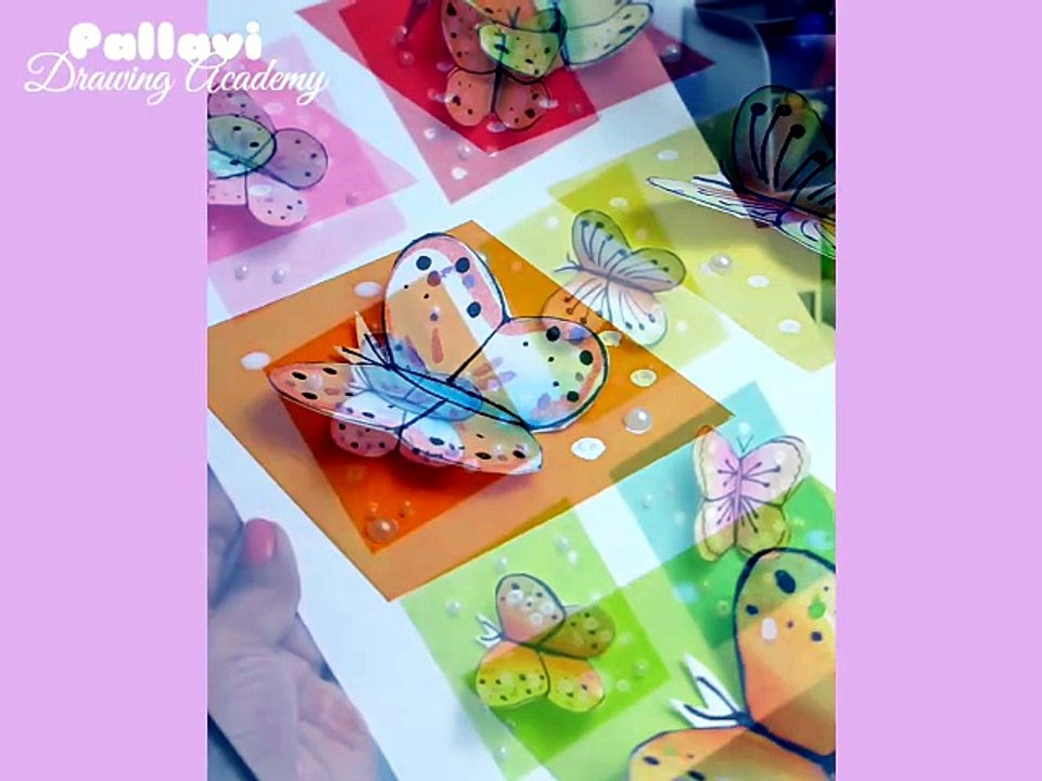 3 Different craft and art easy steps to make cute craft differentunique diy @pallavidrawing