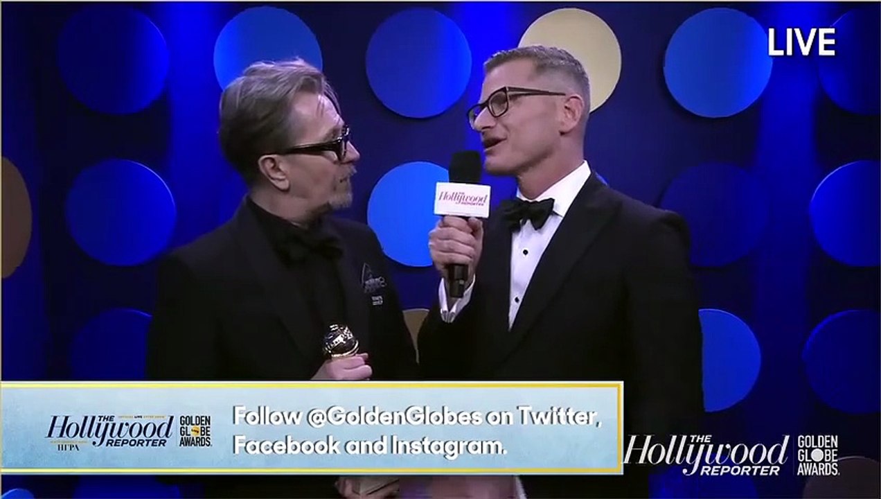 Gary Oldman Talks Winning Best Actor for 'Darkest Hour' | Golden Globes 2018 [Full Movie]