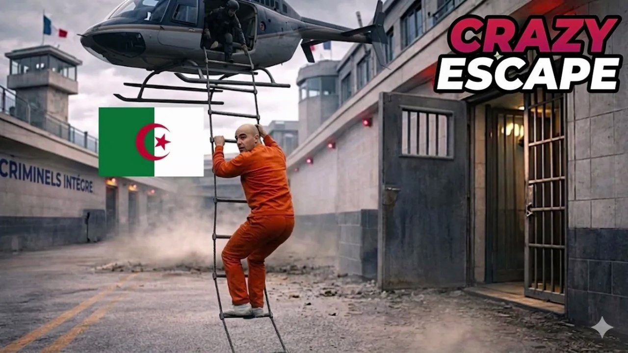 The Algerian who baffled the French police and escaped right over their heads.