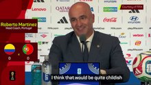 'It's childish' - Martinez pushes back on question about Ronaldo's minutes