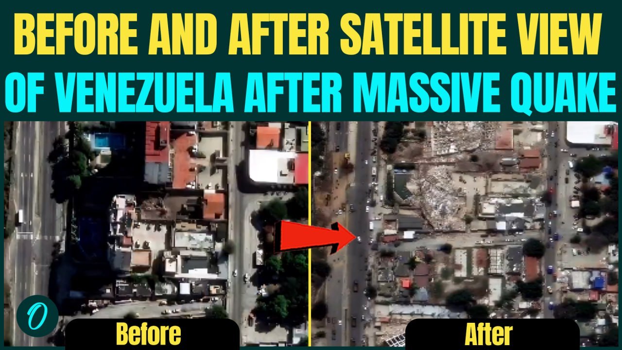 Venezuela Earthquake SATELLITE Images: CHILLING FOOTAGE Shows Massive Destruction After Twin Quakes