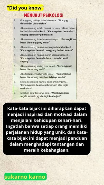 kata-kata bijak menurut psikologi yang bisa memberikan inspirasi dan motivasi