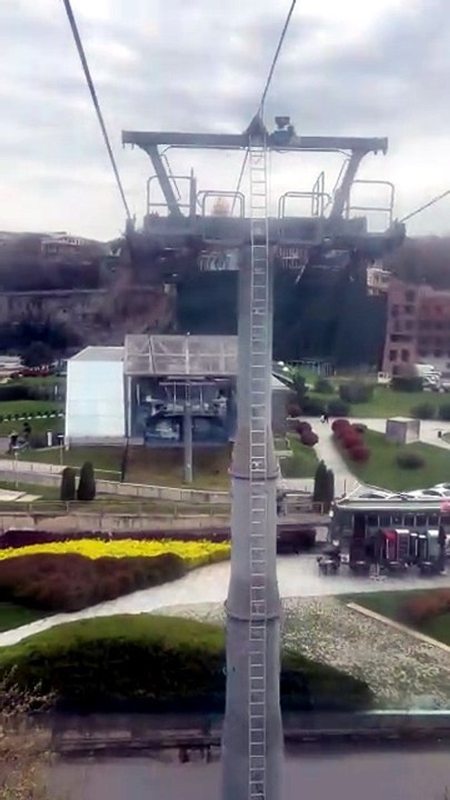 Gürcü Ana Heykeli'ne (Kartlis Deda) Teleferik İle Çıkış