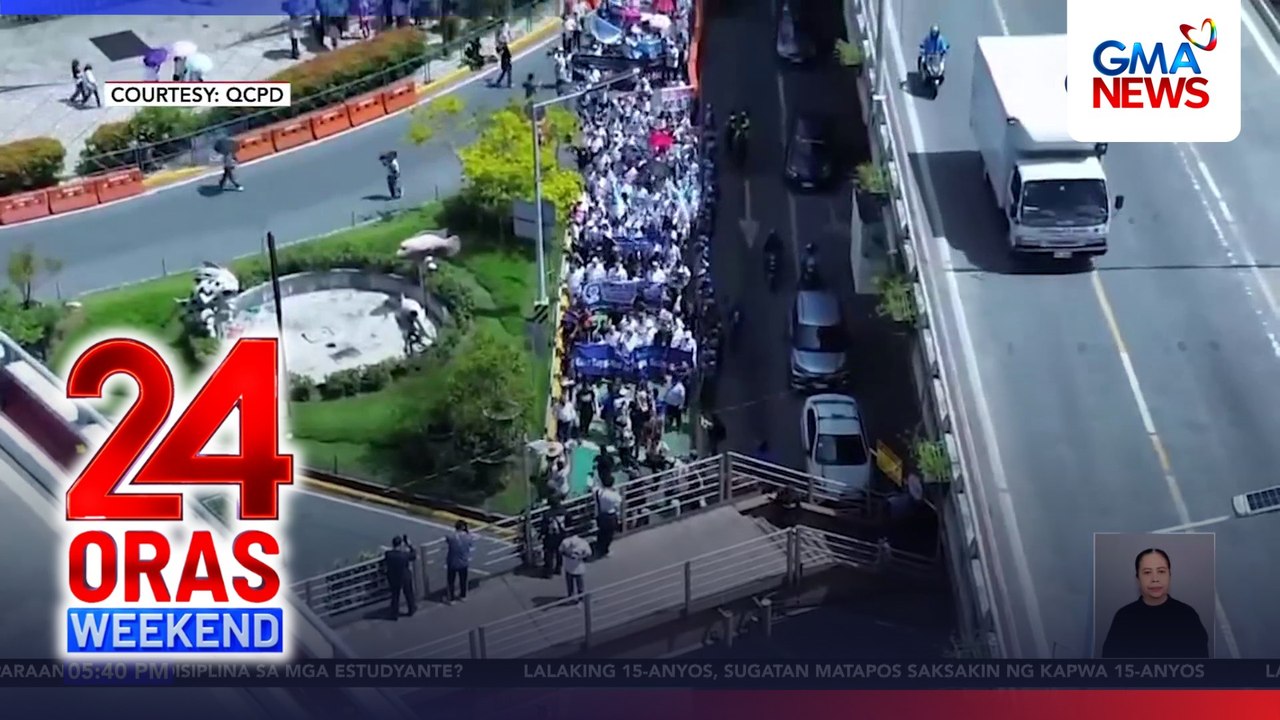 Paglaban sa katiwalian at political dynasty, panawagan sa “white ribbon” march | 24 Oras Weekend